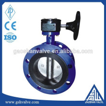 Válvula de borboleta flange dupla fabricante a partir de china